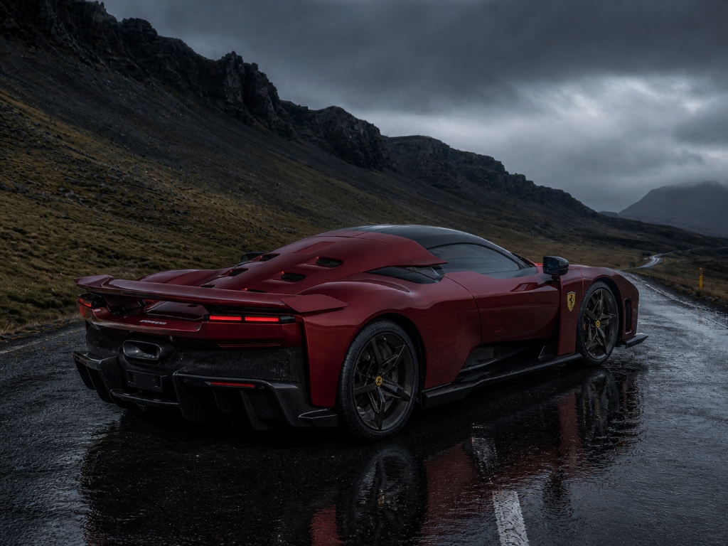 Ferrari F80 Traseira
